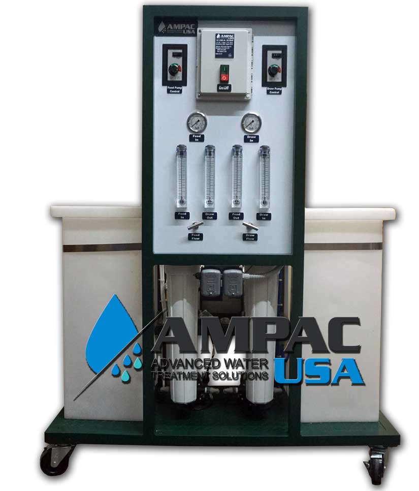 Forward osmosis membrane pilot plant