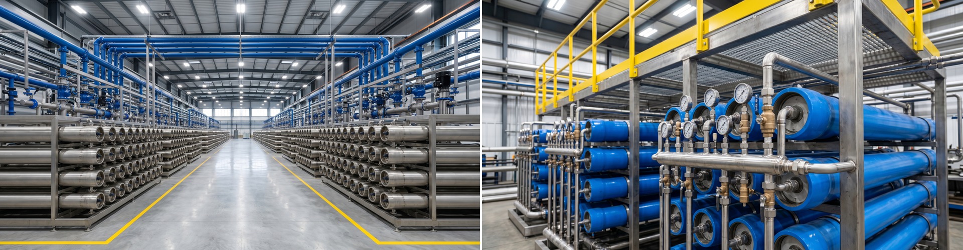 Industrial reverse osmosis system