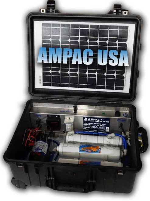 Portable Water Filtration System | Solar Power Water Filter