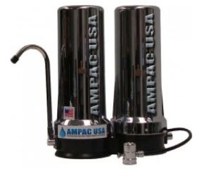 Dual Counter Top Water Filter - Chrome